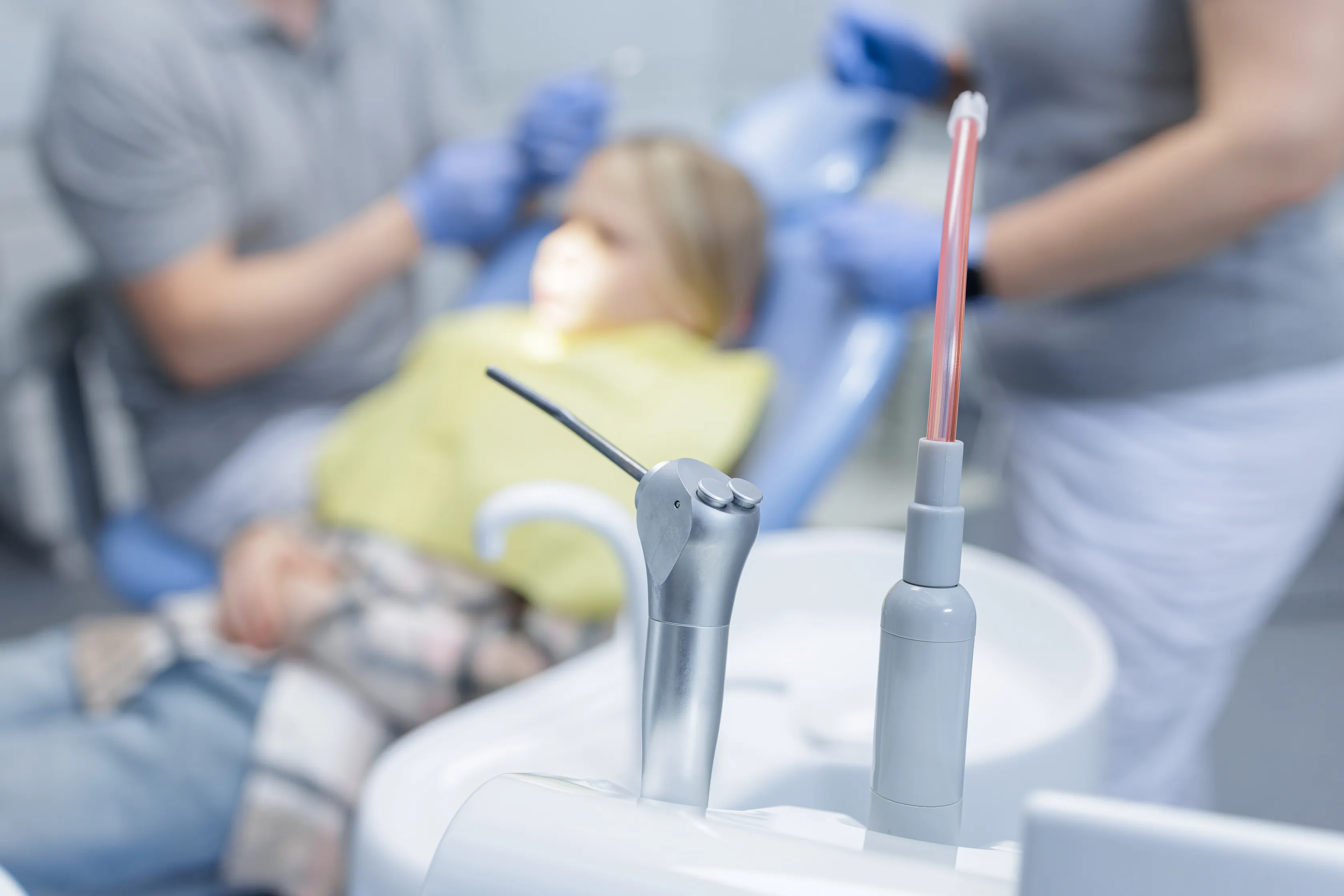 A child's healthy smile protected with dental sealants