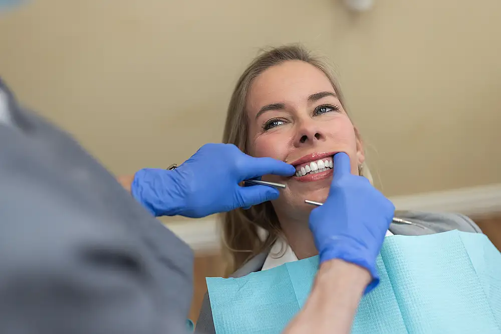 A balanced, even smile after gum contouring